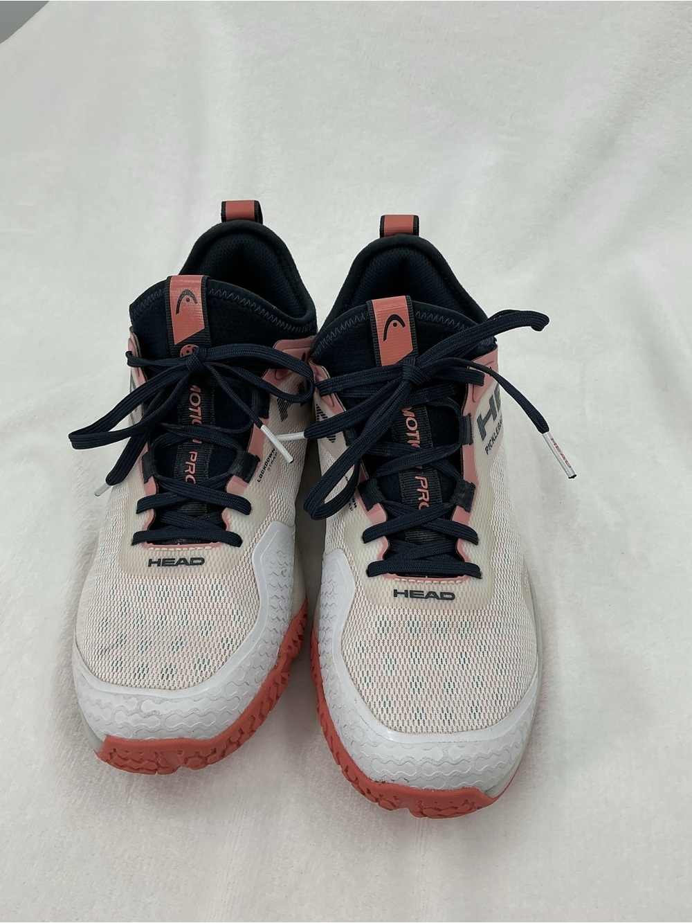 Head Women's Athletic Tennis Shoes in White, Coral & Black B22